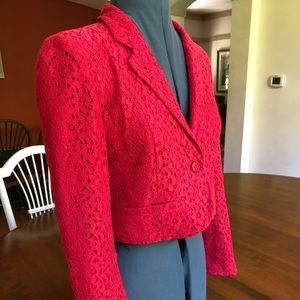 Gorgeous Cropped Red Jacket